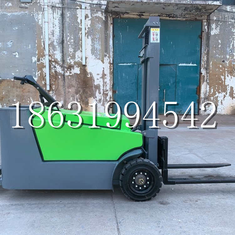 鄄城县小型电动叉车1吨2吨步行站驾式电瓶堆高充电装卸车液压升降车铲车